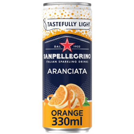 San Pellegrino Aranciata Sparkling Orange Juice 24 x 330ml